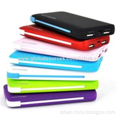 Power Bank, 5,000mAh Capacity, 5V/1A Input, Small Size, 5-6 Hours Charging Time